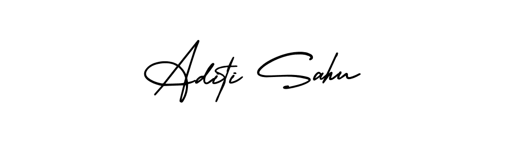 Best and Professional Signature Style for Aditi Sahu. AmerikaSignatureDemo-Regular Best Signature Style Collection. Aditi Sahu signature style 3 images and pictures png