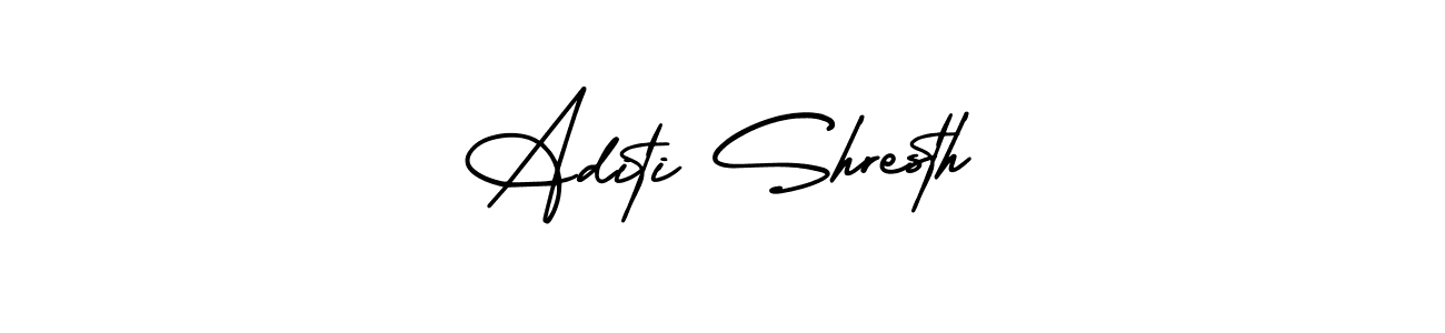 It looks lik you need a new signature style for name Aditi Shresth. Design unique handwritten (AmerikaSignatureDemo-Regular) signature with our free signature maker in just a few clicks. Aditi Shresth signature style 3 images and pictures png