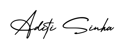 Use a signature maker to create a handwritten signature online. With this signature software, you can design (AmerikaSignatureDemo-Regular) your own signature for name Aditi Sinha. Aditi Sinha signature style 3 images and pictures png