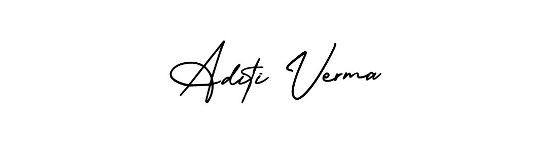 Make a beautiful signature design for name Aditi Verma. Use this online signature maker to create a handwritten signature for free. Aditi Verma signature style 3 images and pictures png