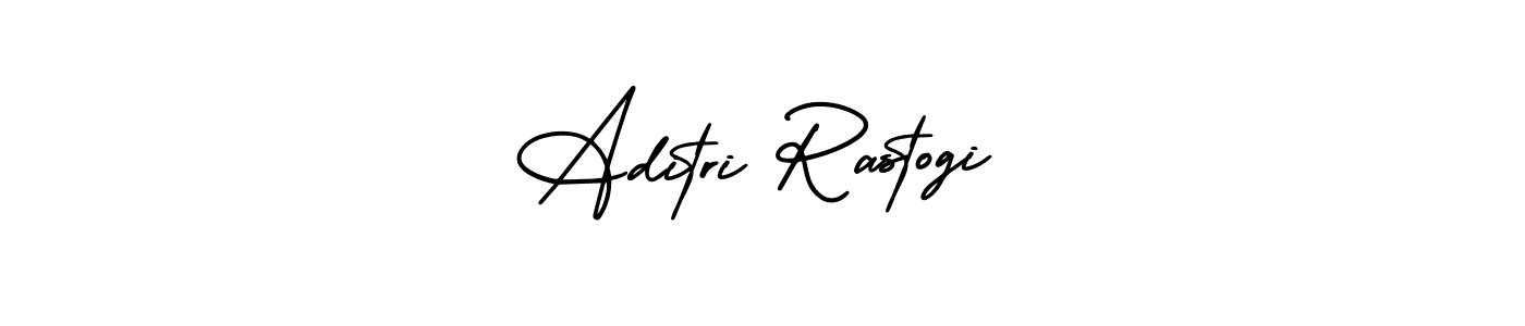 Best and Professional Signature Style for Aditri Rastogi. AmerikaSignatureDemo-Regular Best Signature Style Collection. Aditri Rastogi signature style 3 images and pictures png