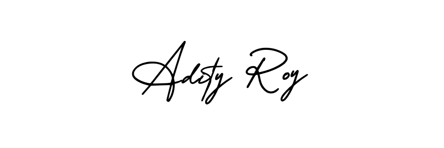 if you are searching for the best signature style for your name Adity Roy. so please give up your signature search. here we have designed multiple signature styles  using AmerikaSignatureDemo-Regular. Adity Roy signature style 3 images and pictures png