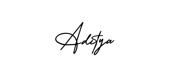 Also You can easily find your signature by using the search form. We will create Aditya  name handwritten signature images for you free of cost using AmerikaSignatureDemo-Regular sign style. Aditya  signature style 3 images and pictures png