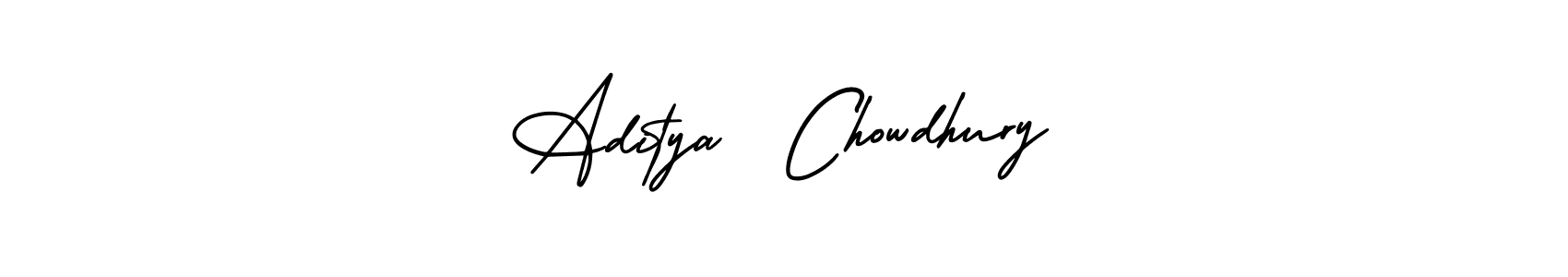 Design your own signature with our free online signature maker. With this signature software, you can create a handwritten (AmerikaSignatureDemo-Regular) signature for name Aditya  Chowdhury. Aditya  Chowdhury signature style 3 images and pictures png