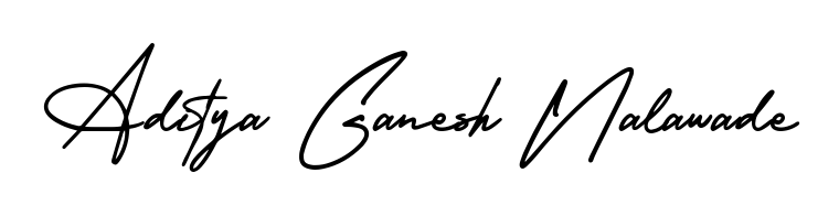 The AmerikaSignatureDemo-Regular signature style provides a bold statement for name Aditya Ganesh Nalawade. Designed for business owners, executives, and leaders. Aditya Ganesh Nalawade signature style 3 images and pictures png