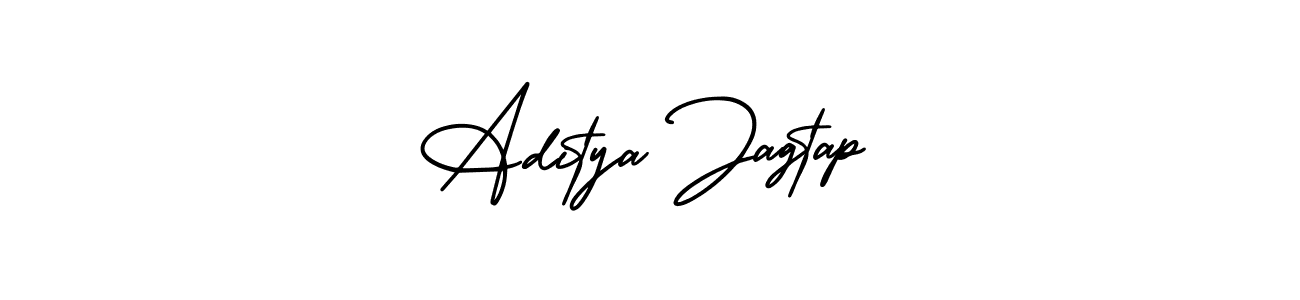 Make a beautiful signature design for name Aditya Jagtap. With this signature (AmerikaSignatureDemo-Regular) style, you can create a handwritten signature for free. Aditya Jagtap signature style 3 images and pictures png