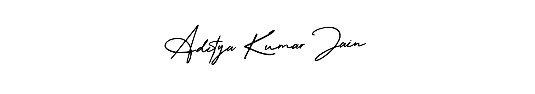 AmerikaSignatureDemo-Regular is a professional signature style that is perfect for those who want to add a touch of class to their signature. It is also a great choice for those who want to make their signature more unique. Get Aditya Kumar Jain name to fancy signature for free. Aditya Kumar Jain signature style 3 images and pictures png