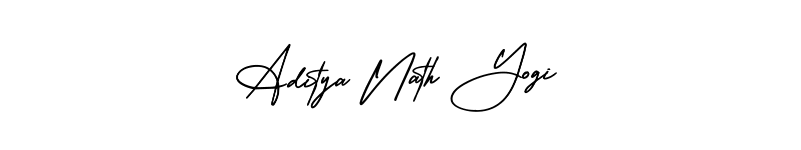 Also You can easily find your signature by using the search form. We will create Aditya Nath Yogi name handwritten signature images for you free of cost using AmerikaSignatureDemo-Regular sign style. Aditya Nath Yogi signature style 3 images and pictures png