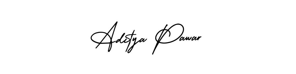 How to make Aditya Pawar signature? AmerikaSignatureDemo-Regular is a professional autograph style. Create handwritten signature for Aditya Pawar name. Aditya Pawar signature style 3 images and pictures png