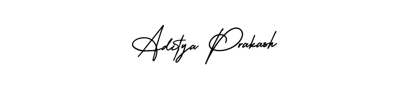 How to make Aditya Prakash name signature. Use AmerikaSignatureDemo-Regular style for creating short signs online. This is the latest handwritten sign. Aditya Prakash signature style 3 images and pictures png