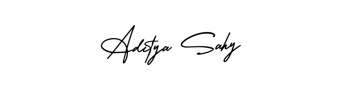 Create a beautiful signature design for name Aditya Sahy. With this signature (AmerikaSignatureDemo-Regular) fonts, you can make a handwritten signature for free. Aditya Sahy signature style 3 images and pictures png