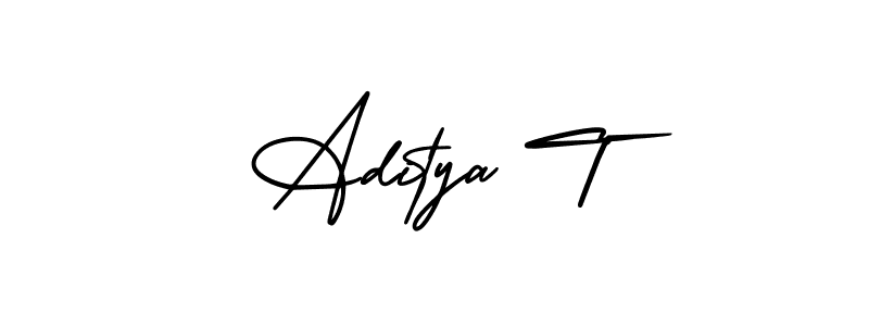 Once you've used our free online signature maker to create your best signature AmerikaSignatureDemo-Regular style, it's time to enjoy all of the benefits that Aditya T name signing documents. Aditya T signature style 3 images and pictures png