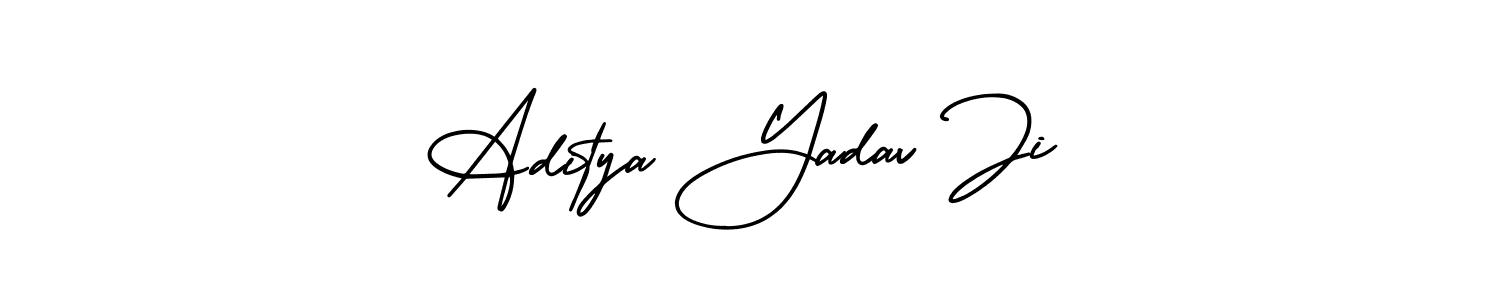 It looks lik you need a new signature style for name Aditya Yadav Ji. Design unique handwritten (AmerikaSignatureDemo-Regular) signature with our free signature maker in just a few clicks. Aditya Yadav Ji signature style 3 images and pictures png