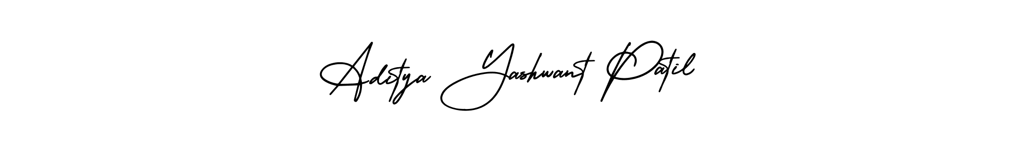 How to make Aditya Yashwant Patil name signature. Use AmerikaSignatureDemo-Regular style for creating short signs online. This is the latest handwritten sign. Aditya Yashwant Patil signature style 3 images and pictures png