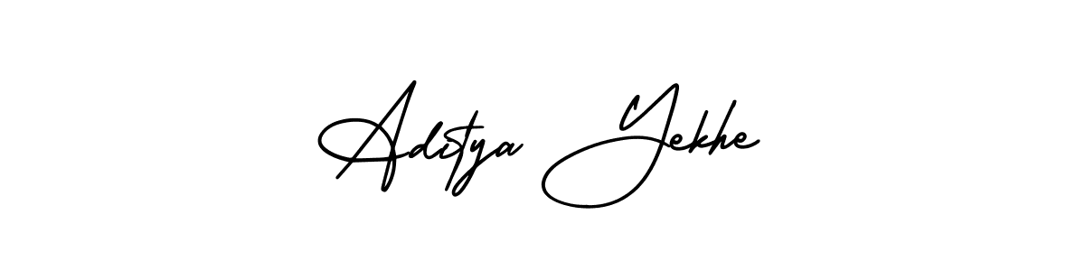 You can use this online signature creator to create a handwritten signature for the name Aditya Yekhe. This is the best online autograph maker. Aditya Yekhe signature style 3 images and pictures png
