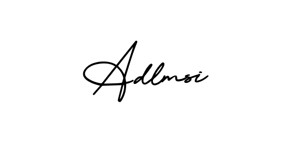 Similarly AmerikaSignatureDemo-Regular is the best handwritten signature design. Signature creator online .You can use it as an online autograph creator for name Adlmsi. Adlmsi signature style 3 images and pictures png