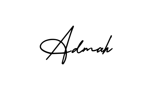 It looks lik you need a new signature style for name Admah. Design unique handwritten (AmerikaSignatureDemo-Regular) signature with our free signature maker in just a few clicks. Admah signature style 3 images and pictures png