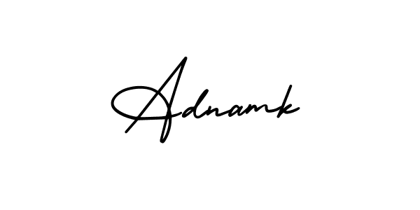 Also we have Adnamk name is the best signature style. Create professional handwritten signature collection using AmerikaSignatureDemo-Regular autograph style. Adnamk signature style 3 images and pictures png