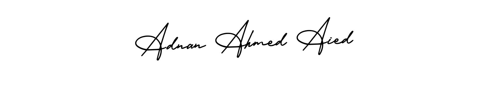 Here are the top 10 professional signature styles for the name Adnan Ahmed Aied. These are the best autograph styles you can use for your name. Adnan Ahmed Aied signature style 3 images and pictures png