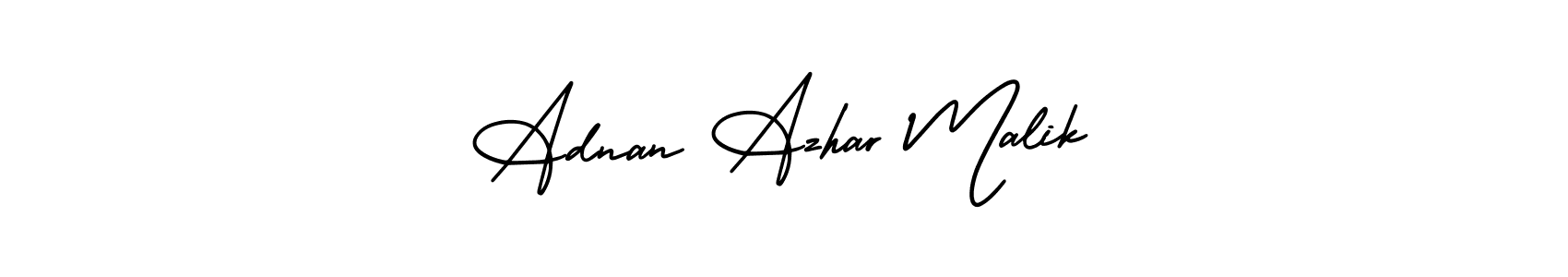 Make a short Adnan Azhar Malik signature style. Manage your documents anywhere anytime using AmerikaSignatureDemo-Regular. Create and add eSignatures, submit forms, share and send files easily. Adnan Azhar Malik signature style 3 images and pictures png