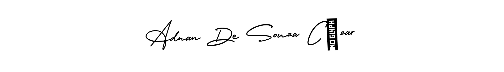 Also You can easily find your signature by using the search form. We will create Adnan De Souza Cézar name handwritten signature images for you free of cost using AmerikaSignatureDemo-Regular sign style. Adnan De Souza Cézar signature style 3 images and pictures png