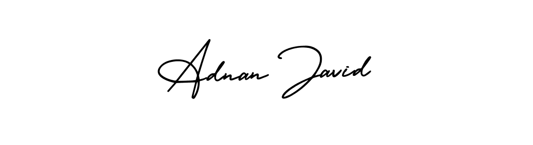 Design your own signature with our free online signature maker. With this signature software, you can create a handwritten (AmerikaSignatureDemo-Regular) signature for name Adnan Javid. Adnan Javid signature style 3 images and pictures png