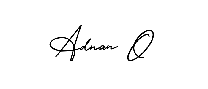 Design your own signature with our free online signature maker. With this signature software, you can create a handwritten (AmerikaSignatureDemo-Regular) signature for name Adnan O. Adnan O signature style 3 images and pictures png