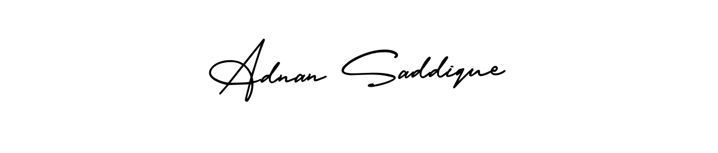 How to make Adnan Saddique signature? AmerikaSignatureDemo-Regular is a professional autograph style. Create handwritten signature for Adnan Saddique name. Adnan Saddique signature style 3 images and pictures png