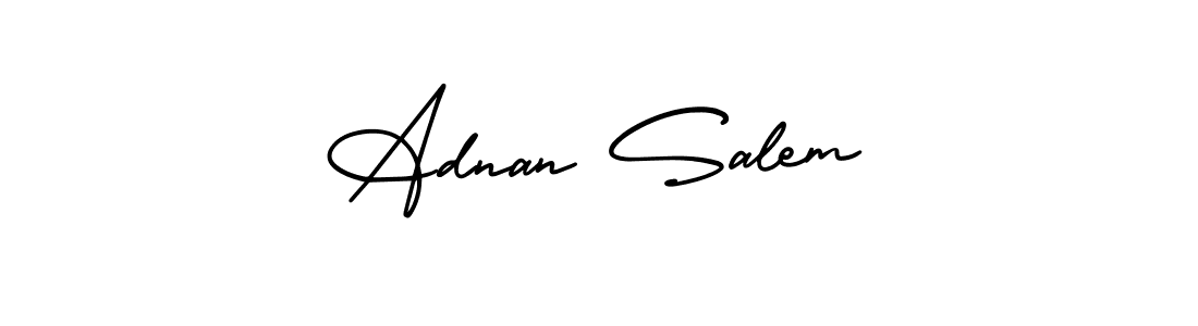 Make a short Adnan Salem signature style. Manage your documents anywhere anytime using AmerikaSignatureDemo-Regular. Create and add eSignatures, submit forms, share and send files easily. Adnan Salem signature style 3 images and pictures png