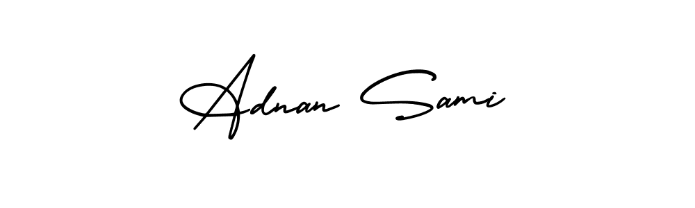 Also You can easily find your signature by using the search form. We will create Adnan Sami name handwritten signature images for you free of cost using AmerikaSignatureDemo-Regular sign style. Adnan Sami signature style 3 images and pictures png