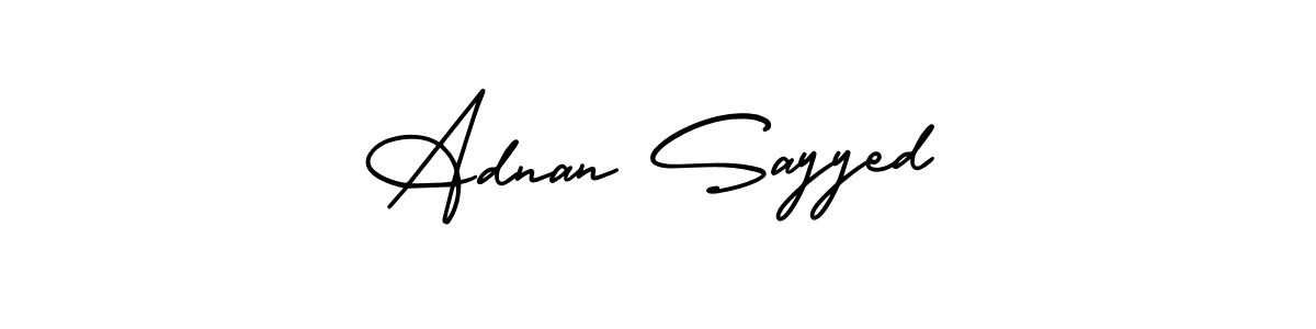 Make a short Adnan Sayyed signature style. Manage your documents anywhere anytime using AmerikaSignatureDemo-Regular. Create and add eSignatures, submit forms, share and send files easily. Adnan Sayyed signature style 3 images and pictures png