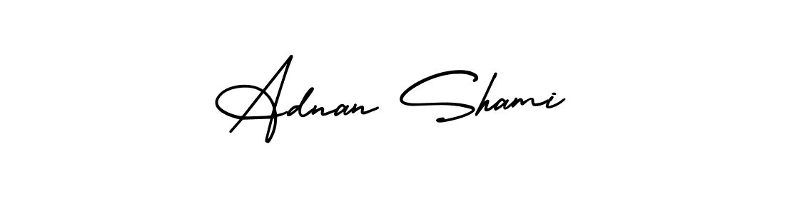 It looks lik you need a new signature style for name Adnan Shami. Design unique handwritten (AmerikaSignatureDemo-Regular) signature with our free signature maker in just a few clicks. Adnan Shami signature style 3 images and pictures png