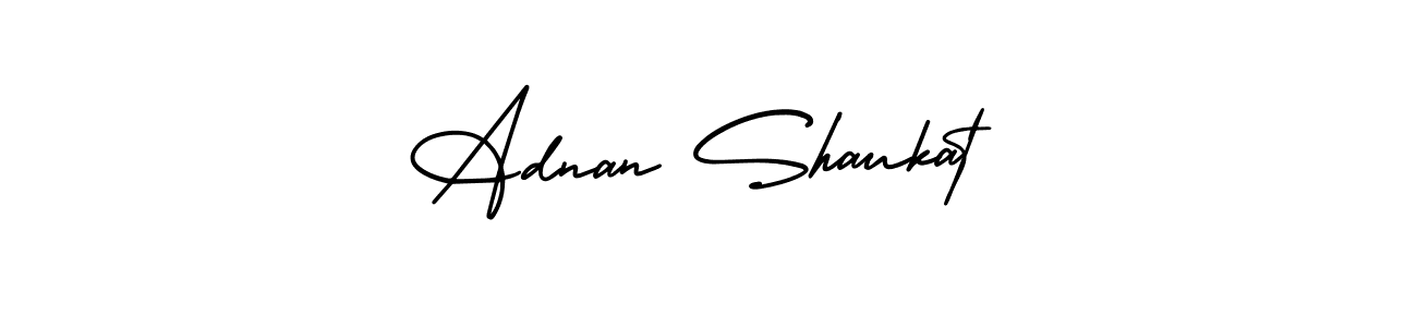 How to Draw Adnan Shaukat signature style? AmerikaSignatureDemo-Regular is a latest design signature styles for name Adnan Shaukat. Adnan Shaukat signature style 3 images and pictures png