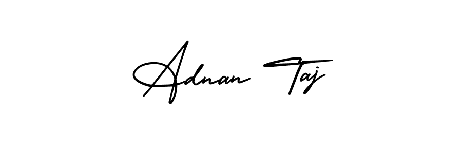 Make a short Adnan Taj signature style. Manage your documents anywhere anytime using AmerikaSignatureDemo-Regular. Create and add eSignatures, submit forms, share and send files easily. Adnan Taj signature style 3 images and pictures png
