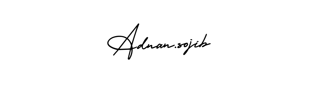 Make a beautiful signature design for name Adnan.sojib. With this signature (AmerikaSignatureDemo-Regular) style, you can create a handwritten signature for free. Adnan.sojib signature style 3 images and pictures png