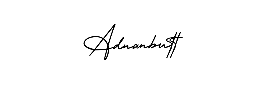 How to Draw Adnanbutt signature style? AmerikaSignatureDemo-Regular is a latest design signature styles for name Adnanbutt. Adnanbutt signature style 3 images and pictures png