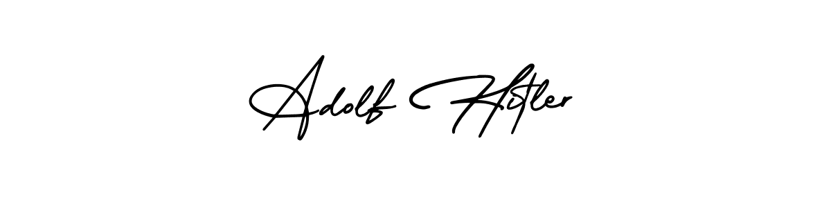 Make a beautiful signature design for name Adolf Hitler. With this signature (AmerikaSignatureDemo-Regular) style, you can create a handwritten signature for free. Adolf Hitler signature style 3 images and pictures png