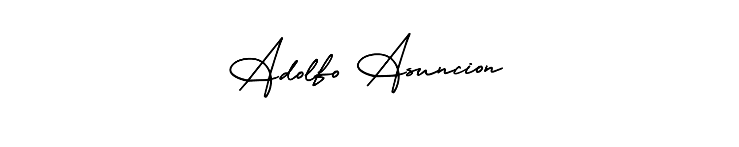 You can use this online signature creator to create a handwritten signature for the name Adolfo Asuncion. This is the best online autograph maker. Adolfo Asuncion signature style 3 images and pictures png