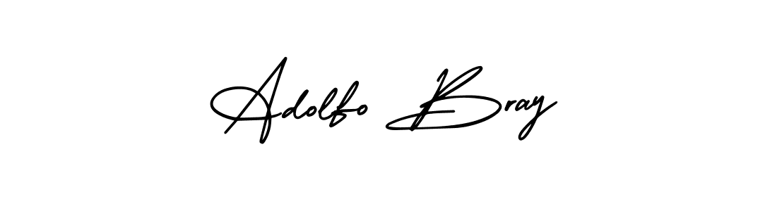 Make a beautiful signature design for name Adolfo Bray. With this signature (AmerikaSignatureDemo-Regular) style, you can create a handwritten signature for free. Adolfo Bray signature style 3 images and pictures png