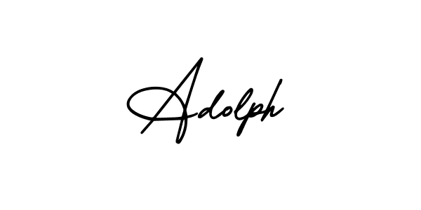 Design your own signature with our free online signature maker. With this signature software, you can create a handwritten (AmerikaSignatureDemo-Regular) signature for name Adolph. Adolph signature style 3 images and pictures png