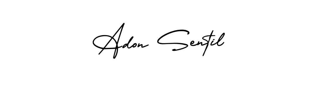 You can use this online signature creator to create a handwritten signature for the name Adon Sentil. This is the best online autograph maker. Adon Sentil signature style 3 images and pictures png