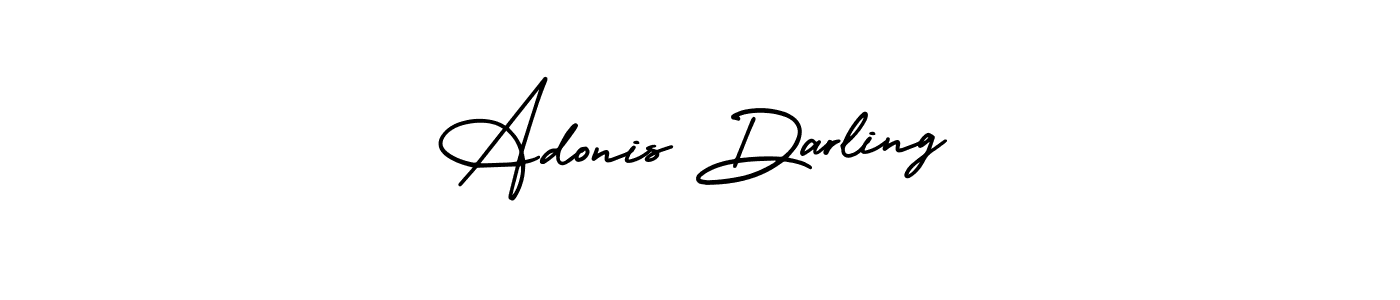 It looks lik you need a new signature style for name Adonis Darling. Design unique handwritten (AmerikaSignatureDemo-Regular) signature with our free signature maker in just a few clicks. Adonis Darling signature style 3 images and pictures png