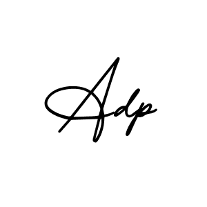 Create a beautiful signature design for name Adp. With this signature (AmerikaSignatureDemo-Regular) fonts, you can make a handwritten signature for free. Adp signature style 3 images and pictures png