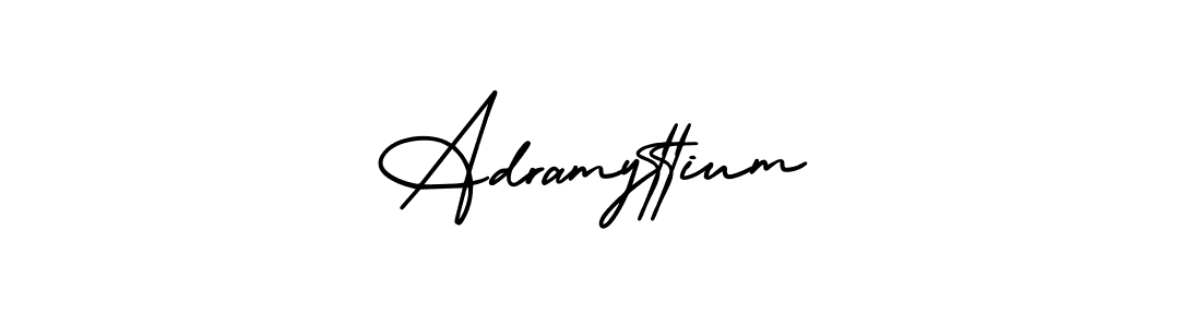 The best way (AmerikaSignatureDemo-Regular) to make a short signature is to pick only two or three words in your name. The name Adramyttium include a total of six letters. For converting this name. Adramyttium signature style 3 images and pictures png