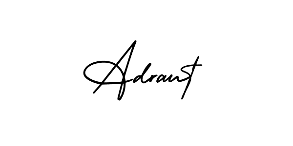 This is the best signature style for the Adraut name. Also you like these signature font (AmerikaSignatureDemo-Regular). Mix name signature. Adraut signature style 3 images and pictures png