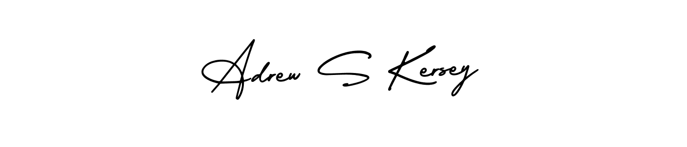 Adrew S Kersey stylish signature style. Best Handwritten Sign (AmerikaSignatureDemo-Regular) for my name. Handwritten Signature Collection Ideas for my name Adrew S Kersey. Adrew S Kersey signature style 3 images and pictures png