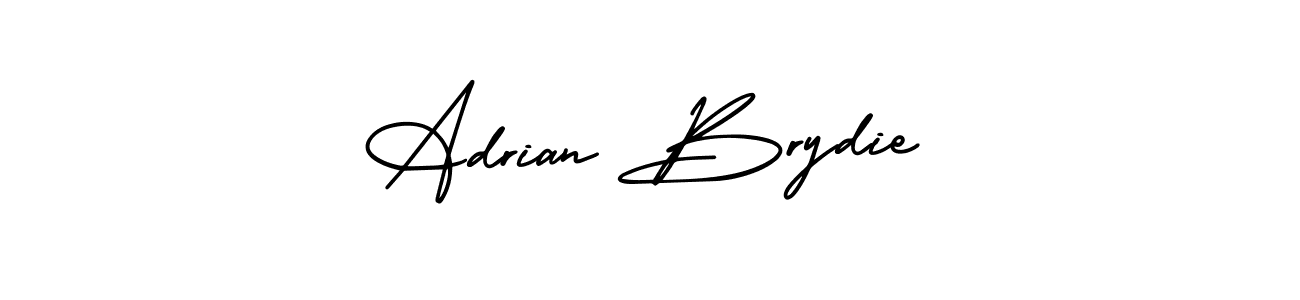 How to Draw Adrian Brydie signature style? AmerikaSignatureDemo-Regular is a latest design signature styles for name Adrian Brydie. Adrian Brydie signature style 3 images and pictures png