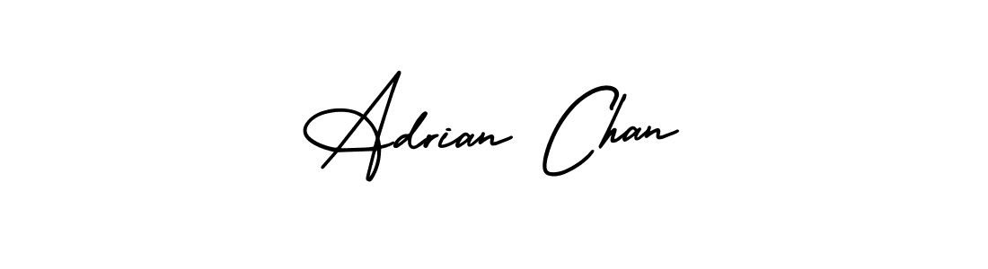 How to Draw Adrian Chan signature style? AmerikaSignatureDemo-Regular is a latest design signature styles for name Adrian Chan. Adrian Chan signature style 3 images and pictures png