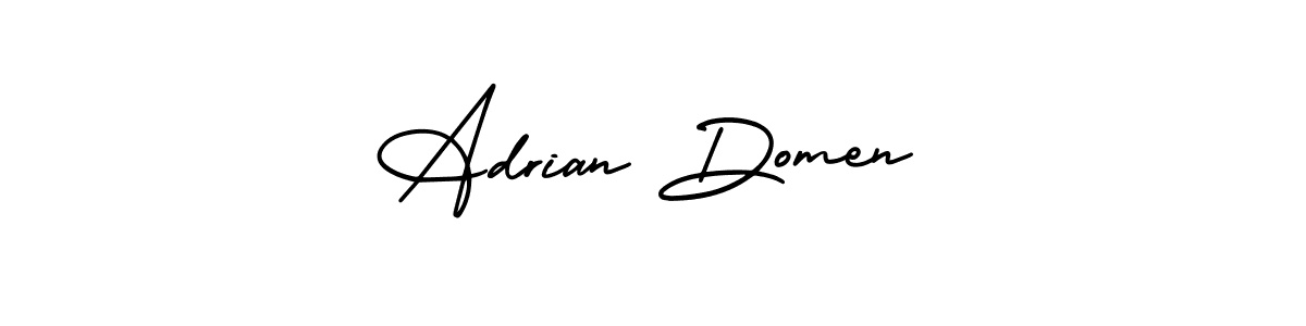 Best and Professional Signature Style for Adrian Domen. AmerikaSignatureDemo-Regular Best Signature Style Collection. Adrian Domen signature style 3 images and pictures png