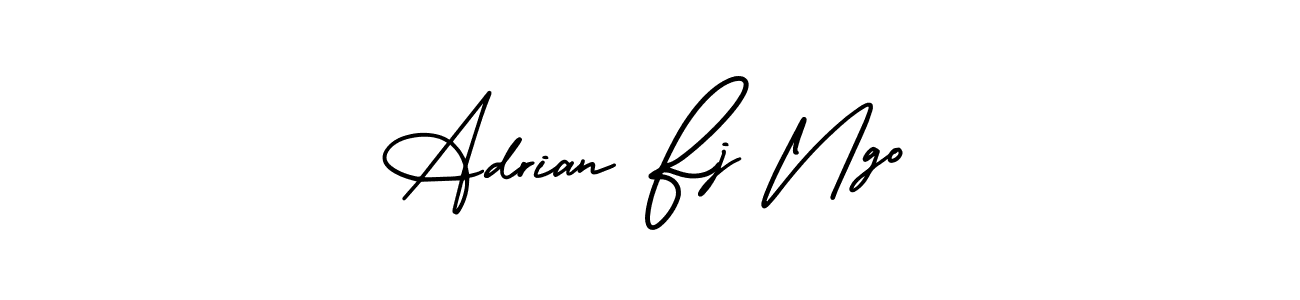 Also we have Adrian Fj Ngo name is the best signature style. Create professional handwritten signature collection using AmerikaSignatureDemo-Regular autograph style. Adrian Fj Ngo signature style 3 images and pictures png